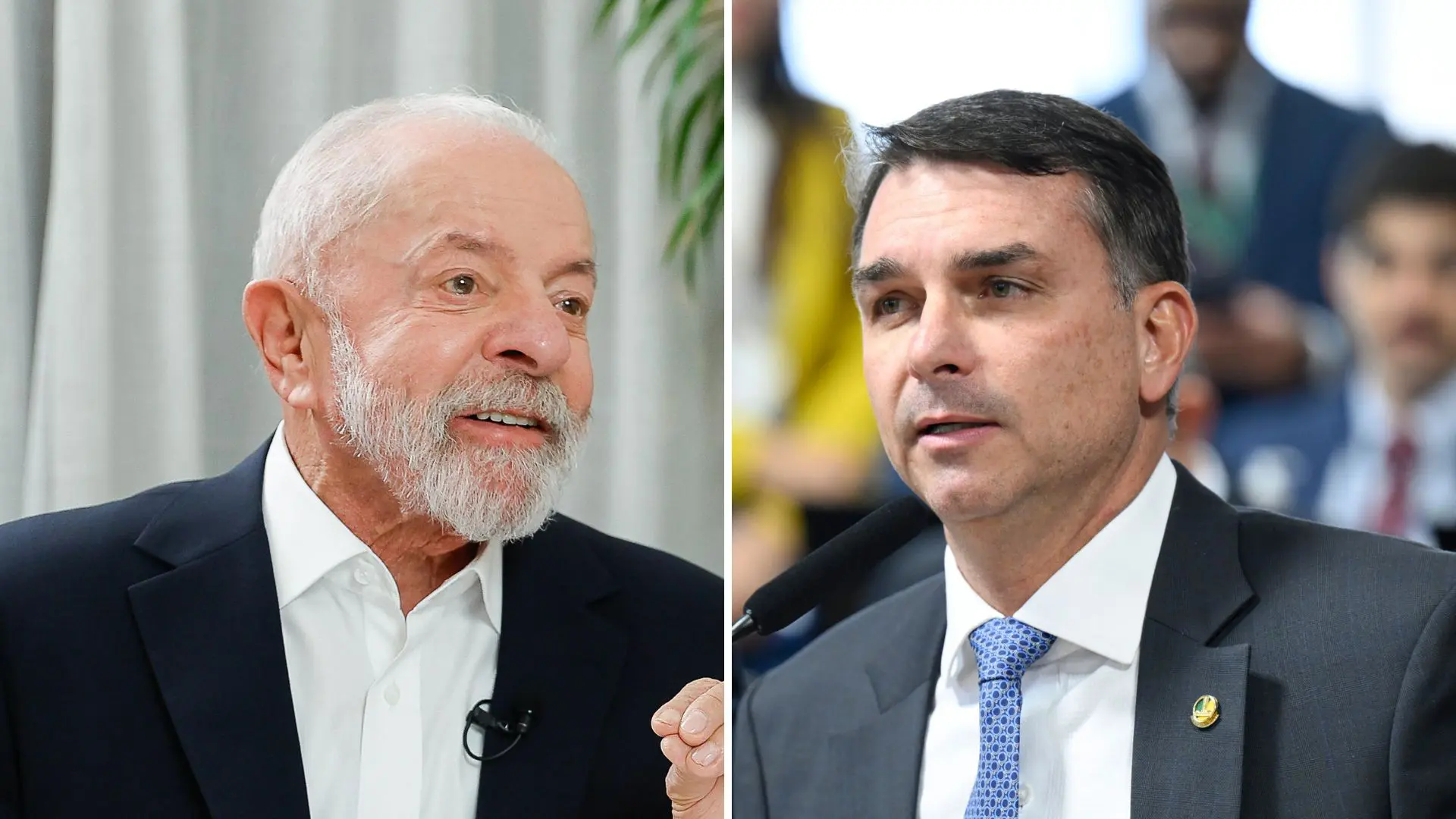Foto Quaest aponta Lula à frente de Flávio Bolsonaro, mas avaliação segue dividida