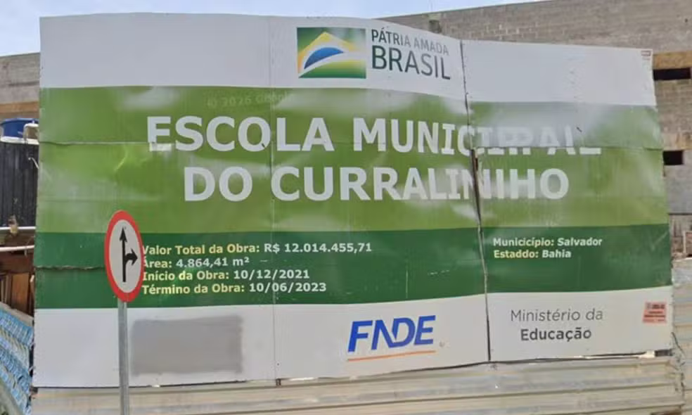 Foto Após rescisão de contrato, Prefeitura promete concluir escola atrasada há anos