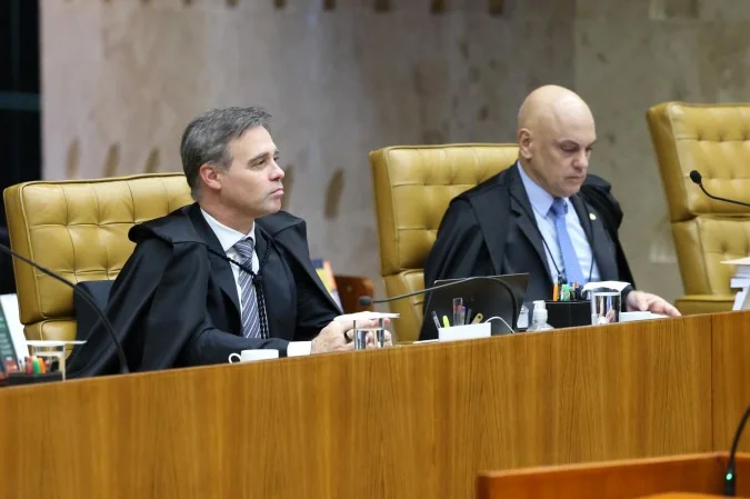 Foto Encontro entre Moraes e Mendonça é marcado por discussão no STF