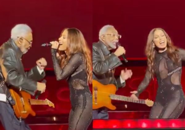 Anitta e Gilberto Gil