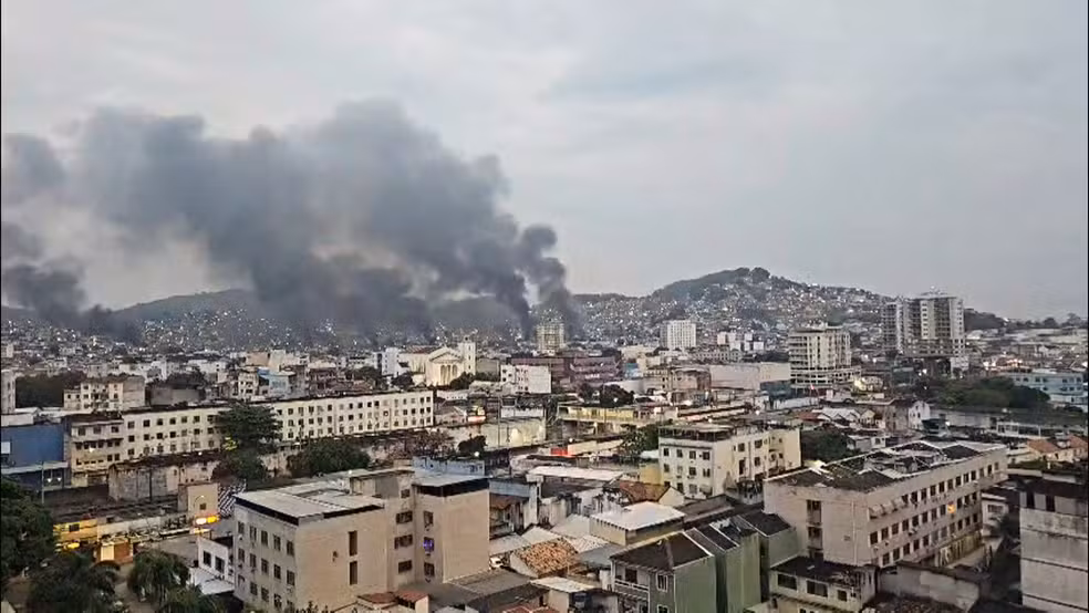 Foto Megaoperação contra o CV no Rio; baiano está entre os mortos