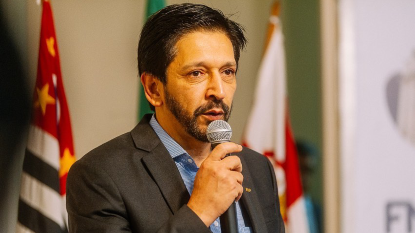 Foto Ricardo Nunes declara apoio a Flávio Bolsonaro para a Presidência em 2026