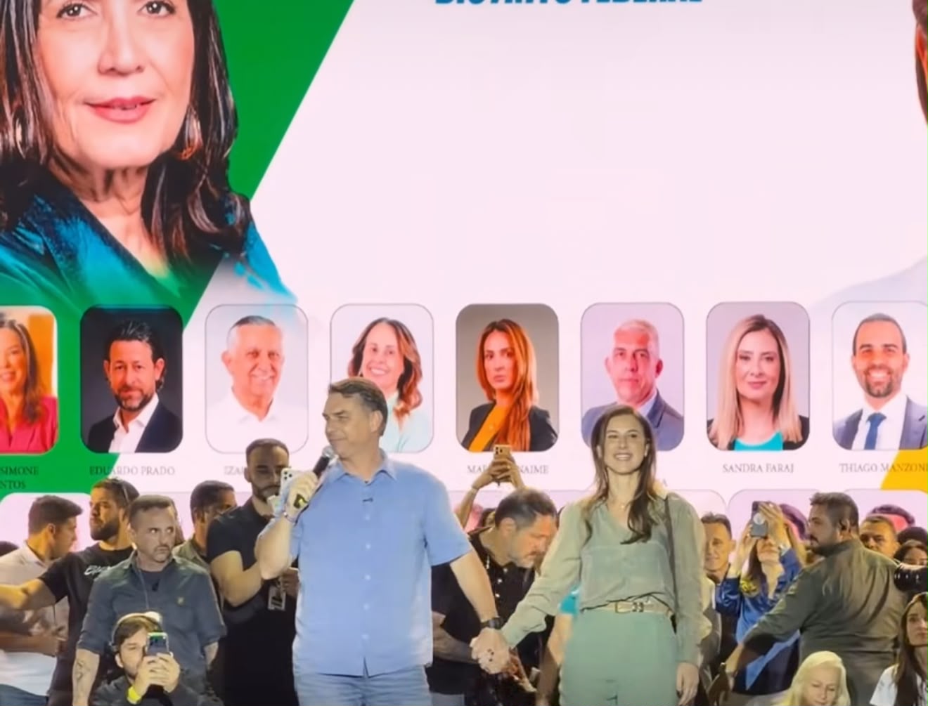Michelle participou por meio de carta lida na convenção, que também confirmou apoio à reeleição de Celina Leão