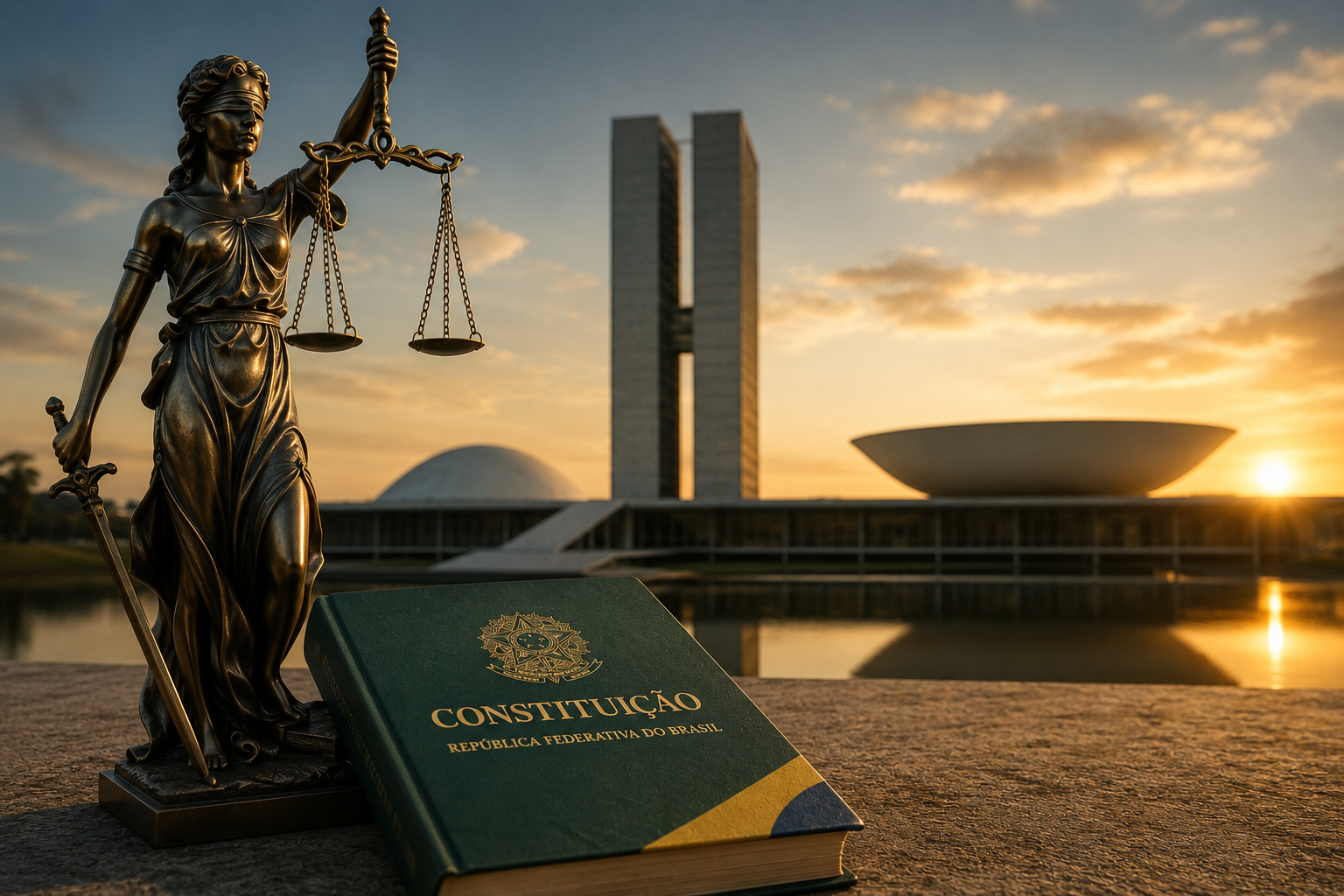 Foto Constituição do Brasil: uma folha de papel