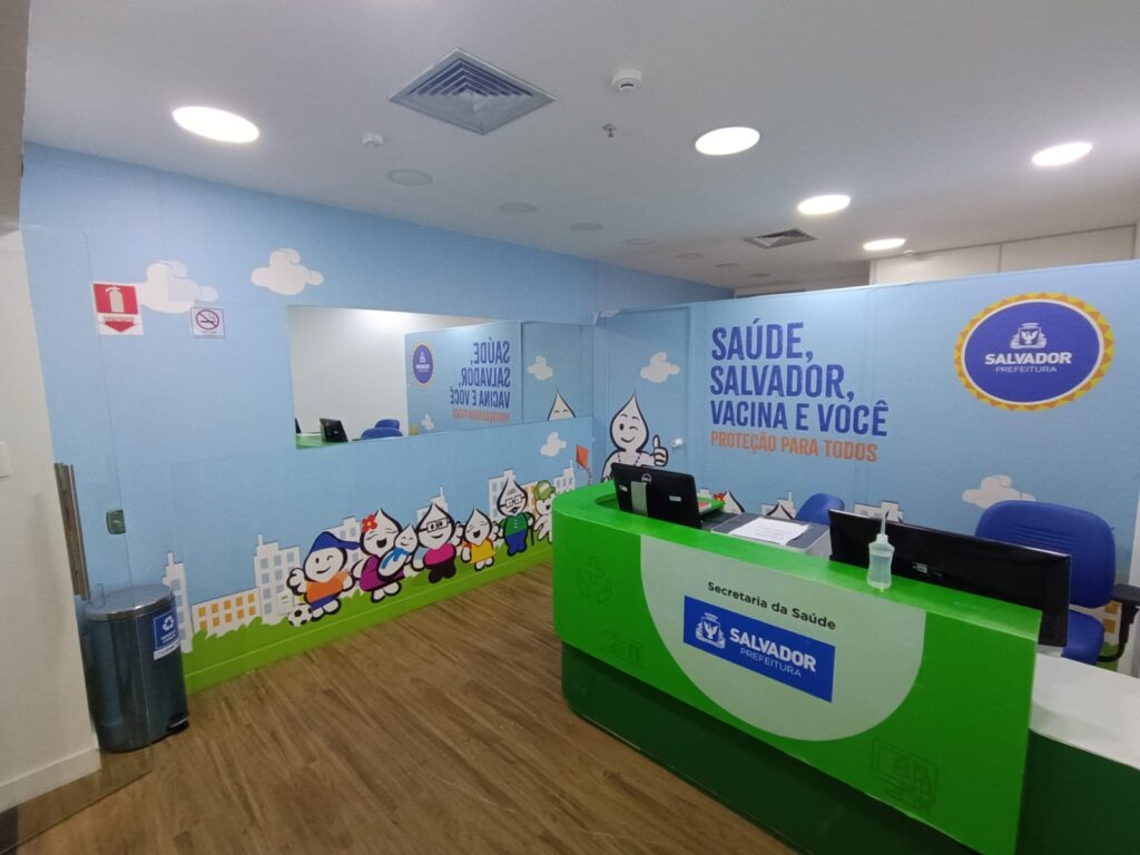 Sala de Vacinação no Salvador Shopping