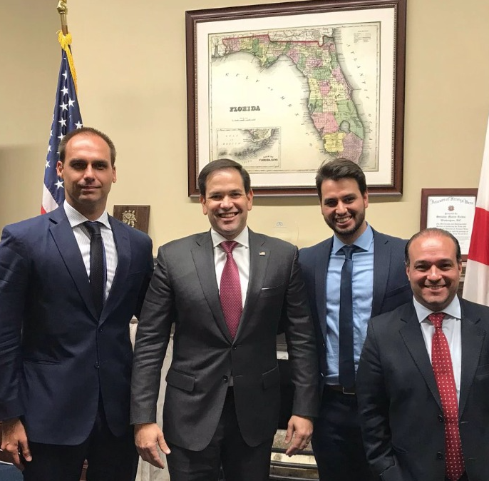 Rubio, Bolsonaro e outros parlamentares de direita