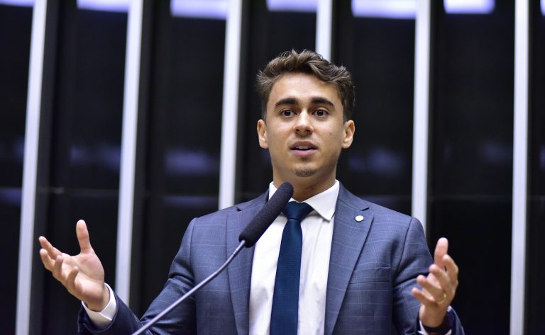 Nikolas Ferreira em discurso na Câmara