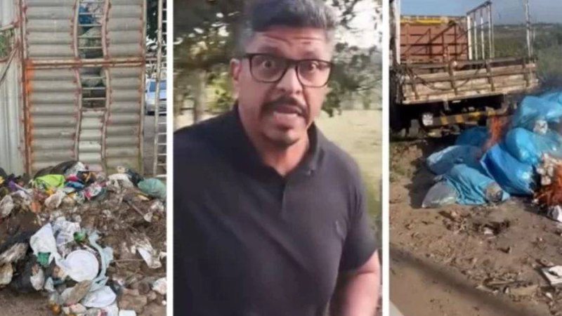 Foto Prefeito manda devolver lixo a morador após descarte irregular na Bahia