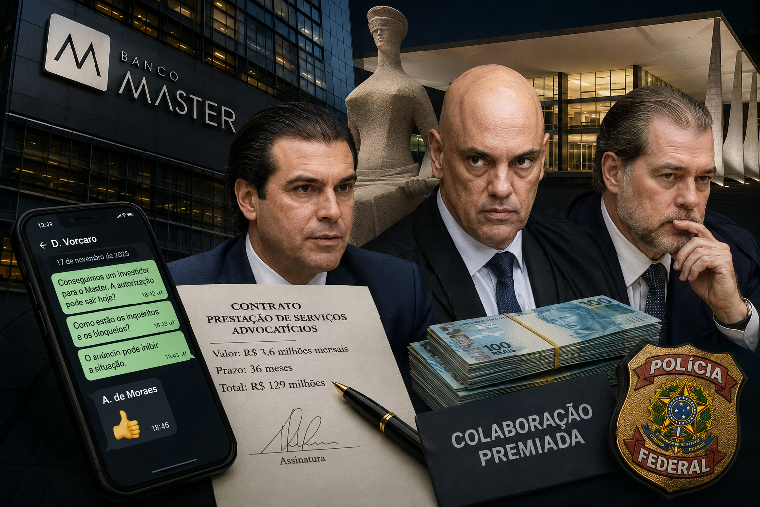 Foto As delações de Vorcaro