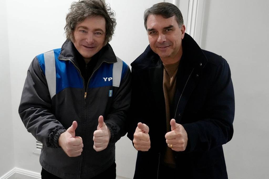 Foto Governo argentino nega entrada de Flávio Bolsonaro no país