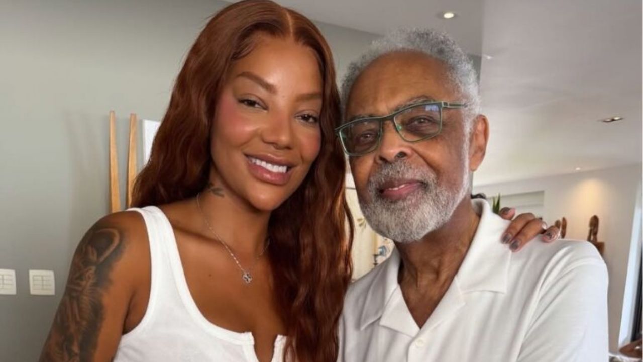 Foto Ludmilla celebra encontro com Gilberto Gil em Salvador: “Sou fã”