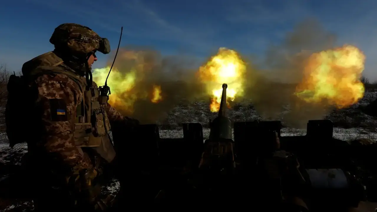 Militares no campo de guerra