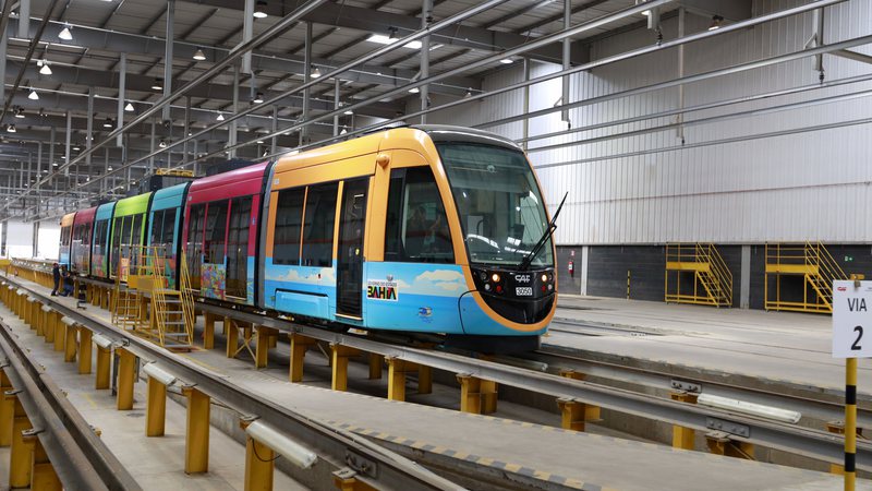 Foto Primeiro trem do VLT de Salvador chega à Bahia em dezembro, anuncia Jerônimo