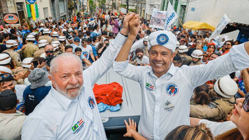Presidente Lula e o Governador Jerônimo 