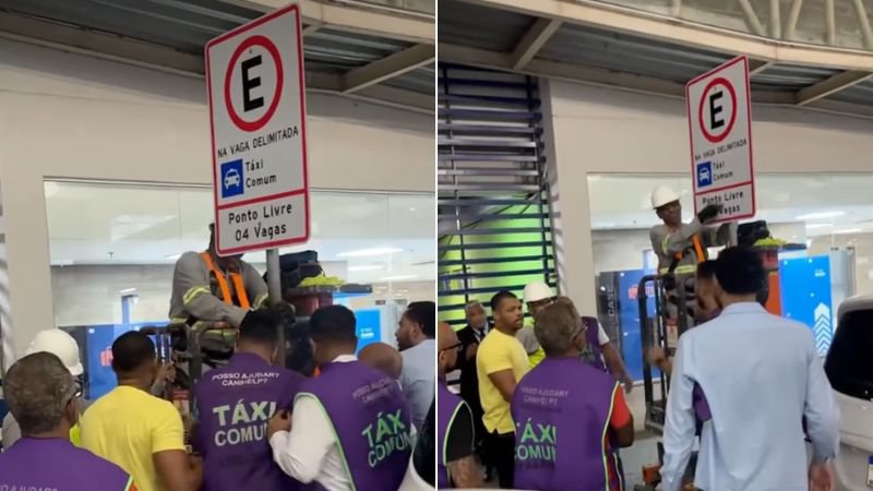 Foto Semob aciona Anac após confusão por placa de táxi no aeroporto