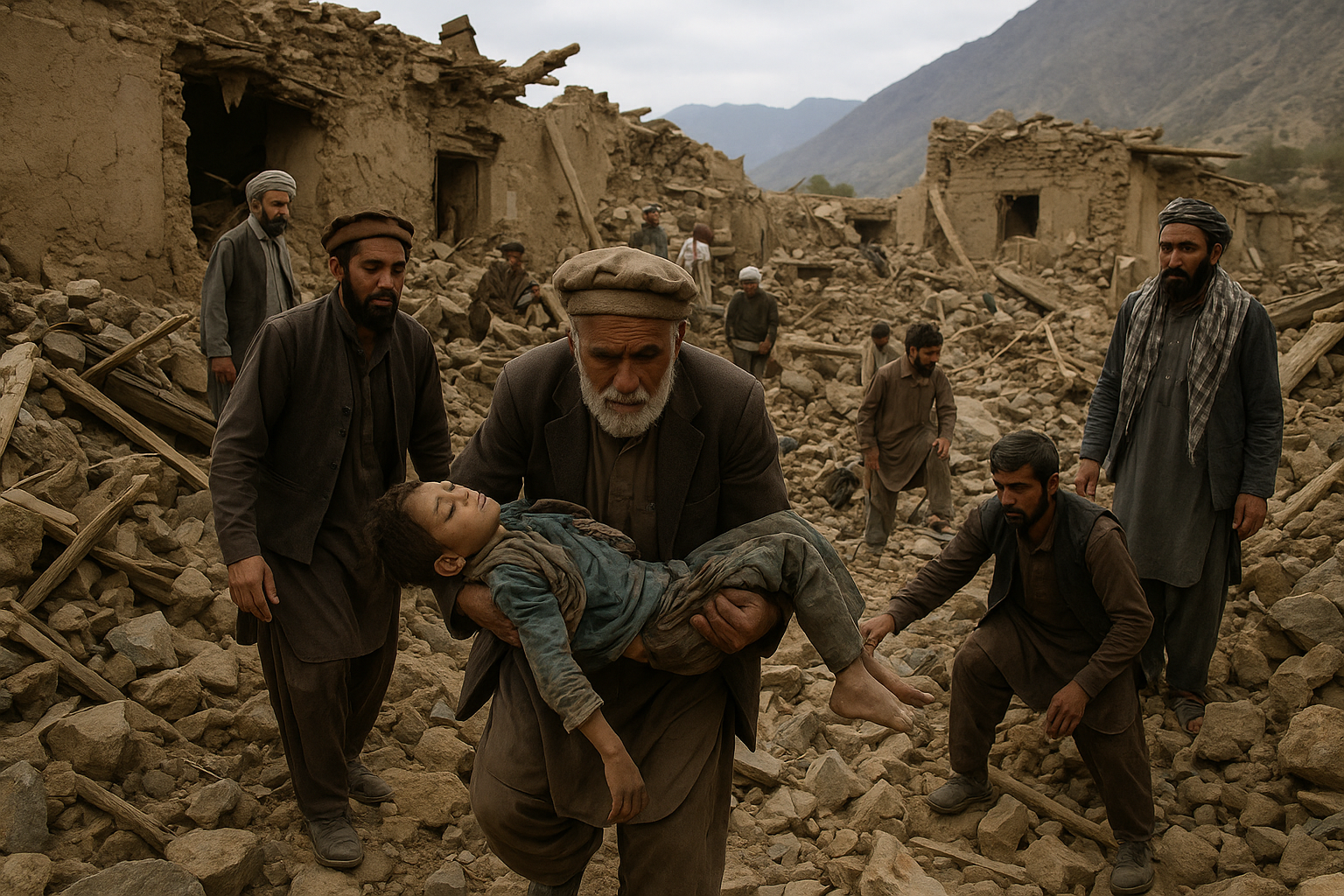 Terremoto no Afeganistão mata mais de 1.400 pessoas