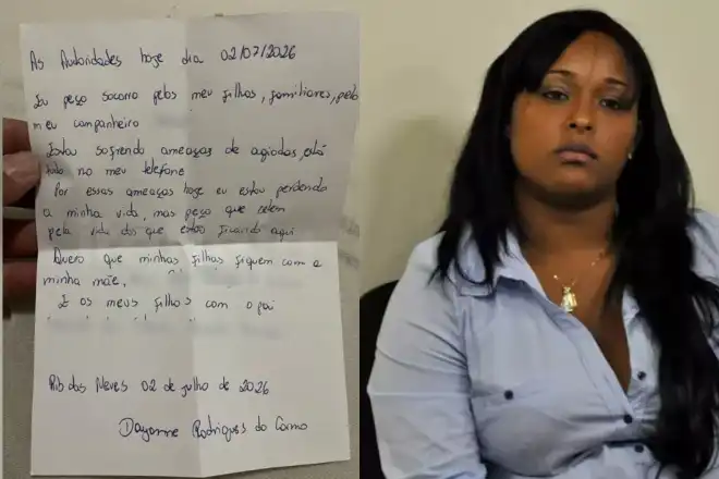 Ex-mulher de goleiro Bruno desaparecida deixa carta às autoridades 