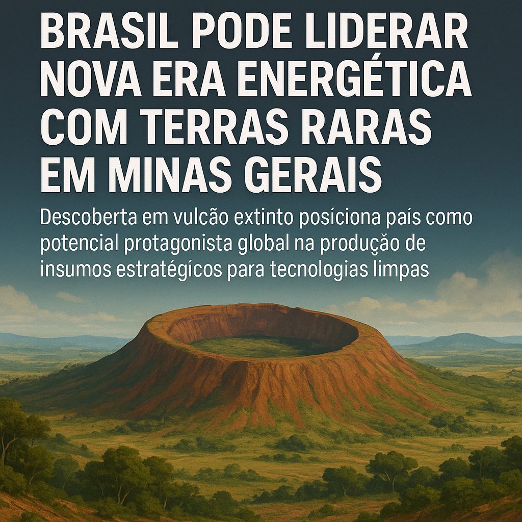 Imagem representando vulcão 