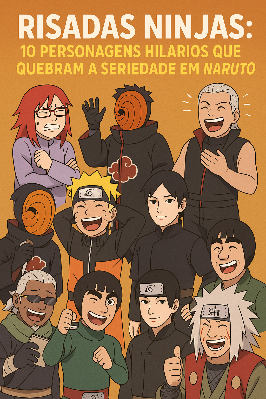 Imagem dos personagens do naruto 