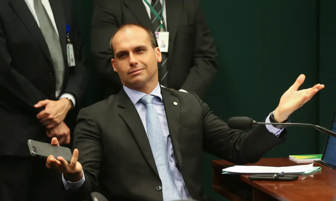 Foto STF forma maioria para tornar Eduardo Bolsonaro réu