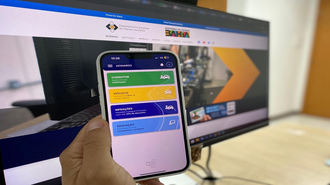 Donos de veículos na Bahia já podem indicar online quem cometeu infração de trânsito