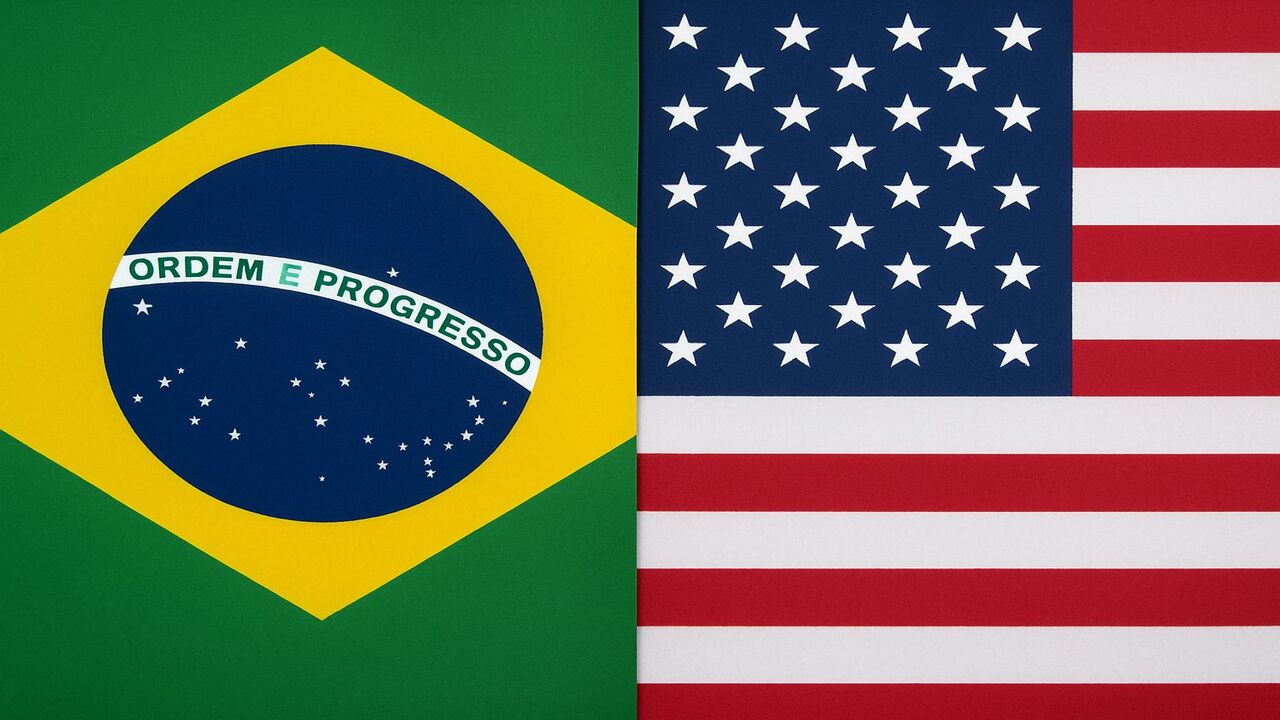 BANDEIRA EUA E BRASIL 