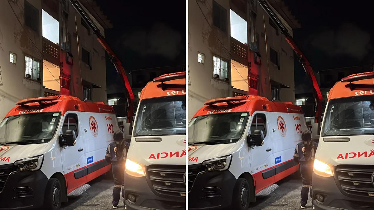 Mulher com obesidade mórbida é resgatada por guindaste em Salvador