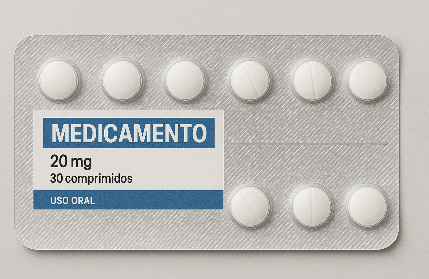 Cartela de comprimidos