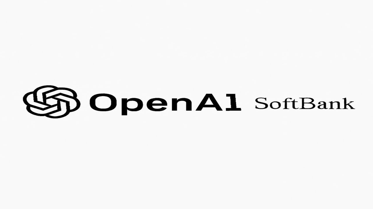 Logo open ai e soft bank 