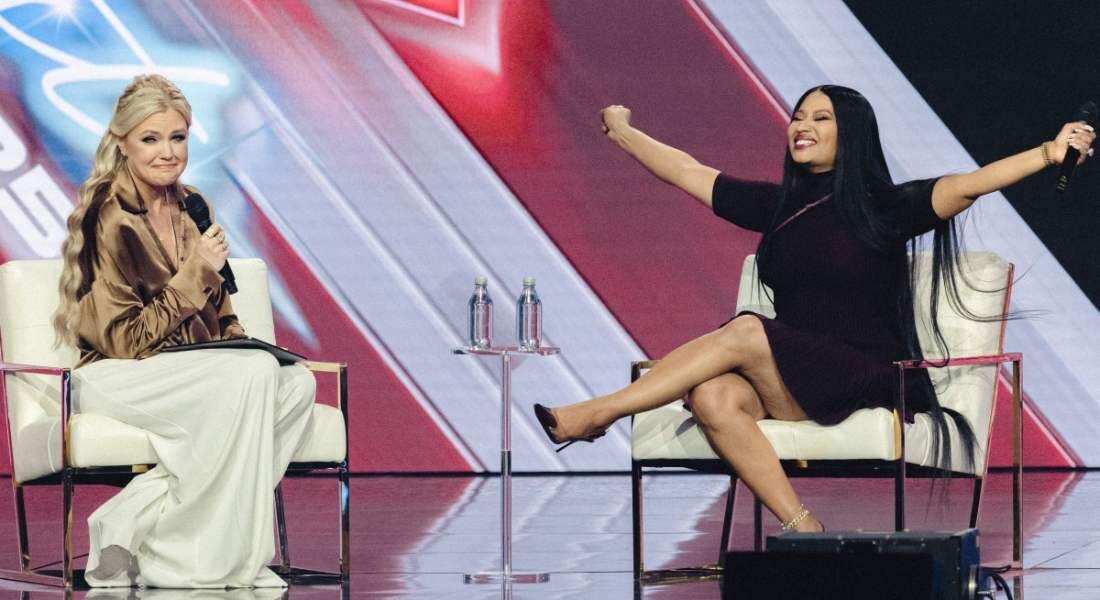 Nicki Minaj durante evento conservador