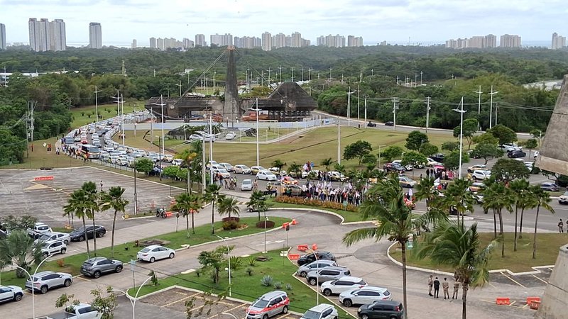 Foto Protesto de instrutores de autoescolas cobra manutenção de empregos